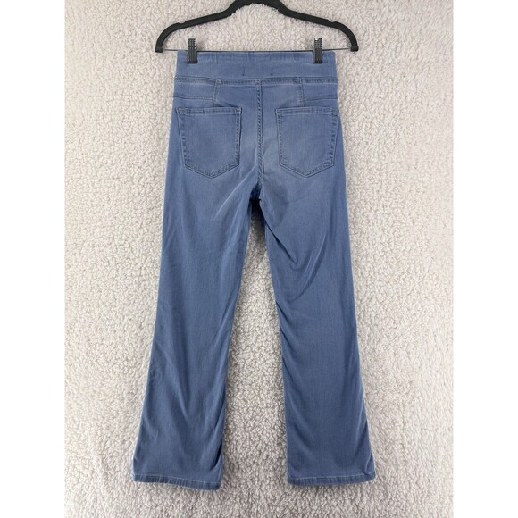 We The Free Pants Women's Size XS Blue In My Feelings Cropped Slim Flare Boho - Picture 9 of 11